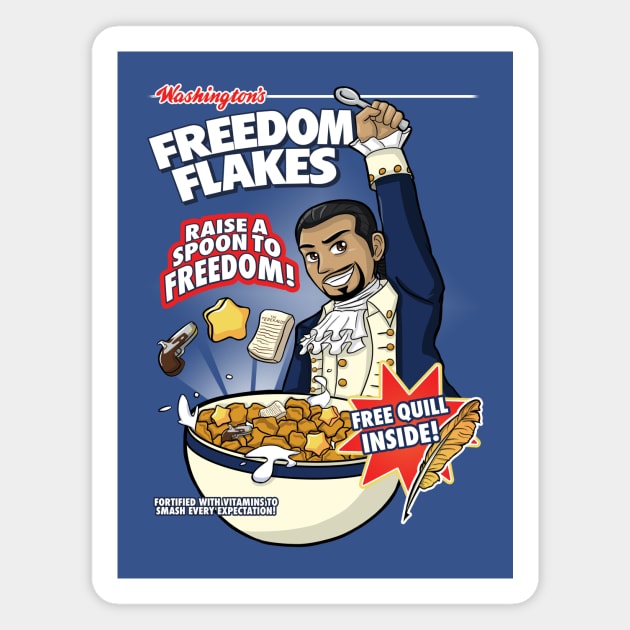 Freedom Flakes Magnet by kalgado